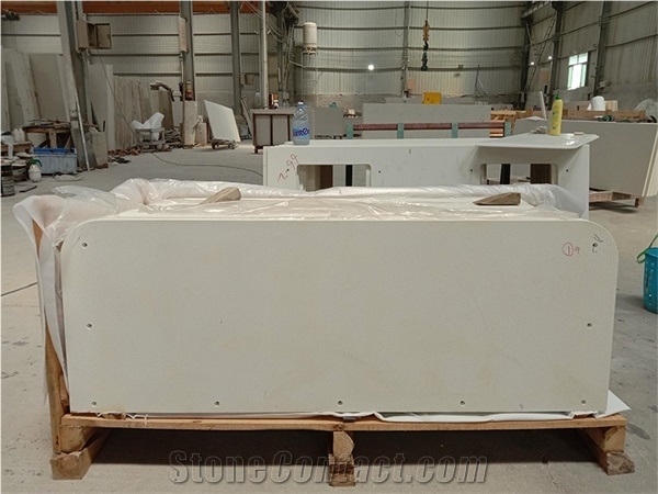 Casearstone White Crystal White Top for Kitchen