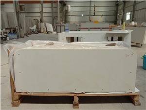 Casearstone White Crystal White Top for Kitchen