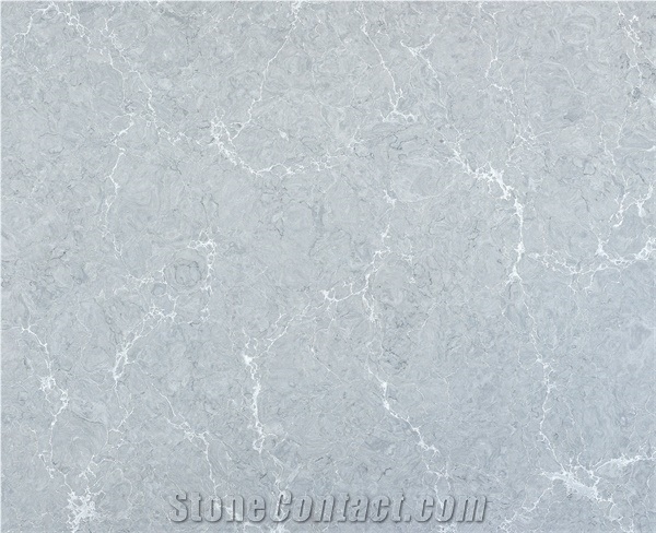 Ceasarstone Grey Solid Surface Slabs Quartz Stone