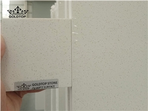 Ceasarstone Sparkle White Quartz Slabs Tiles