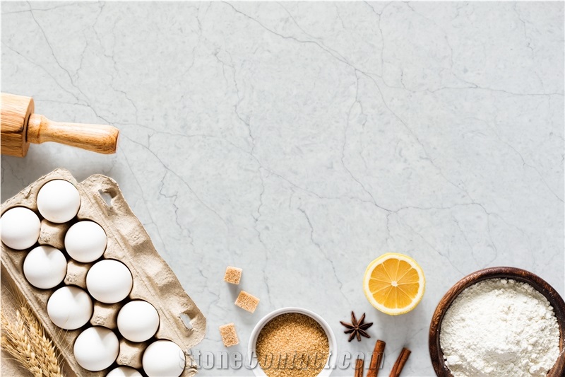 China Supplier Calacatta Quartz Stone Slabs Tiles