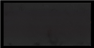 Crystal Black Galaxy Quartz Kitchen Slabs