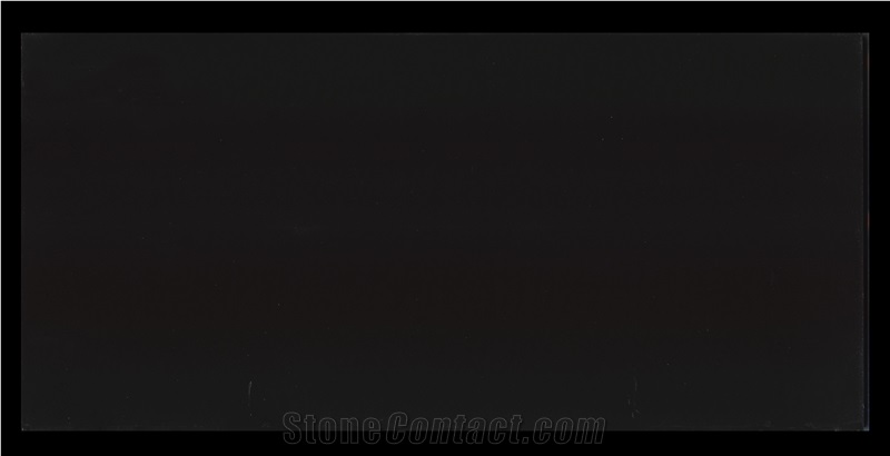 Crystal Black Galaxy Quartz Kitchen Slabs