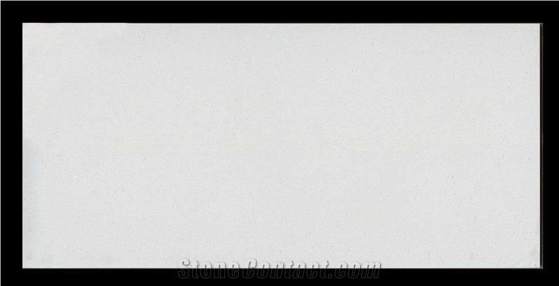 Crystal White Galaxy Quartz Bathroom Slabs