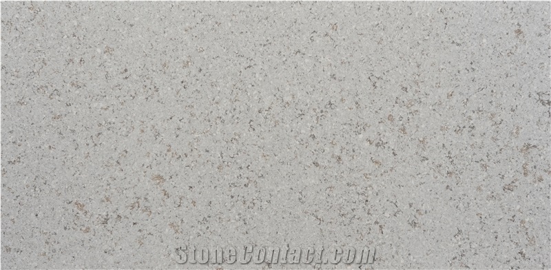Dirt-Proof Brown Grains Quartz Slabs for Kitchen Top