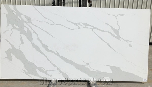 Engineered Stone Calacatta Quartz Stone Slabs