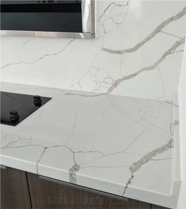 Goldtop Calacatta White Countertop for Kitchen