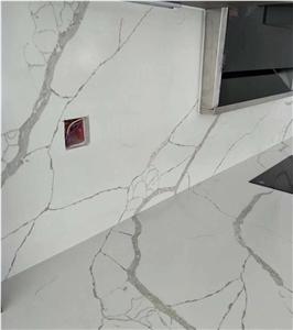 Goldtop Calacatta White Countertop for Kitchen