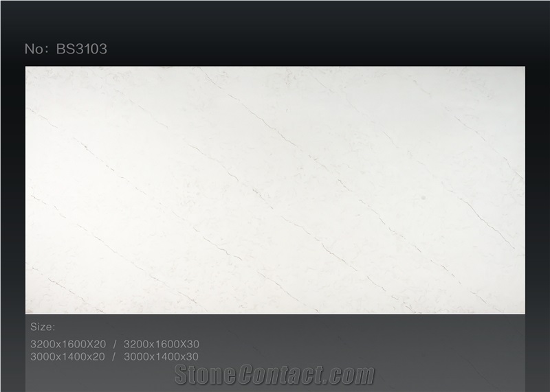 Goldtop Supplier Calacatta Quartz Stone Slabs