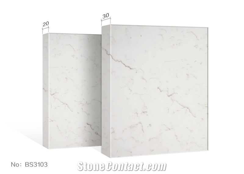 Goldtop Supplier Calacatta Quartz Stone Slabs