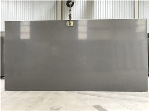 Grain Grey Quartz Slabs for Kitchen Countertop