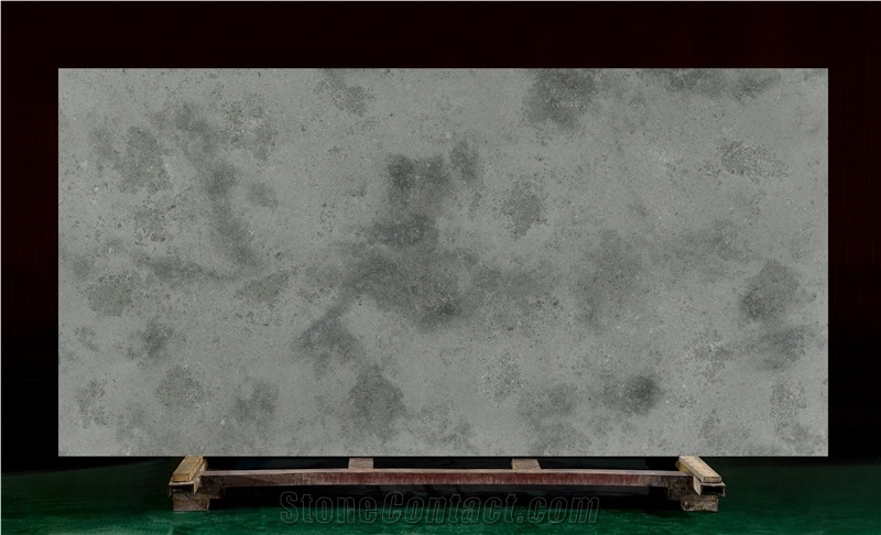 Grey Calacatta Quartz Stone Slabs for Bathroom Top