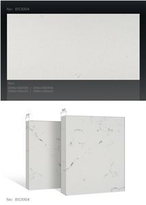 Home Decoration White Artificial Quartz Slabs