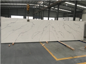 Hot Sale Quartz Calacatta Slabs and Countertops