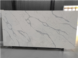 Hot Sale Quartz Calacatta Slabs and Countertops