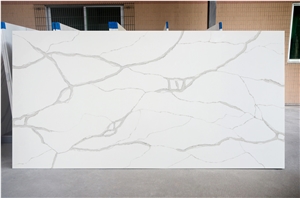 Kitchen Tiles Artificial Stone White Quartz Slabs