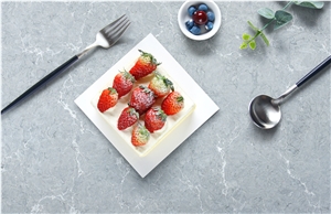 Light Grey Calacatta Quartz Slabs for Kitchen Top Light Grey Calacatta Quartz Slabs for Kitchen Top
