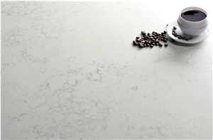 Light Grey Calacatta Quartz Slabs for Kitchen Top