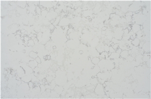 Light Grey Calacatta Quartz Slabs for Kitchen Top