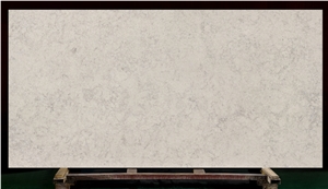 Light Grey Calacatta Quartz Slabs for Kitchen Top