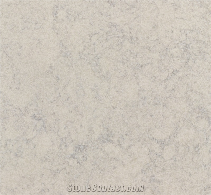 Light Grey Calacatta Quartz Slabs for Kitchen Top