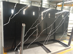 New Black Calacatta Quartz Slabs