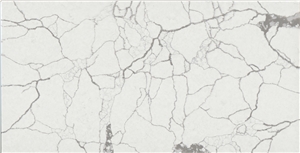 Polished Grey Vein Calacatta Quartz Kitchen Slab Polished Grey Vein Calacatta Quartz Kitchen Slab