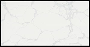 Popular White Calacatta Quartz Stone Slab