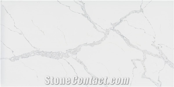 Quartz Stone White Calacatta Quartz Slabs