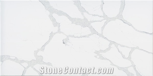 Quartz Stone White Calacatta Quartz Slabs