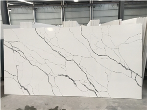 Quartz Stone White Calacatta Quartz Slabs