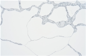 White Artificial Quartz Stone Slabs Wall Tiles