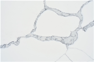 White Artificial Quartz Stone Slabs Wall Tiles