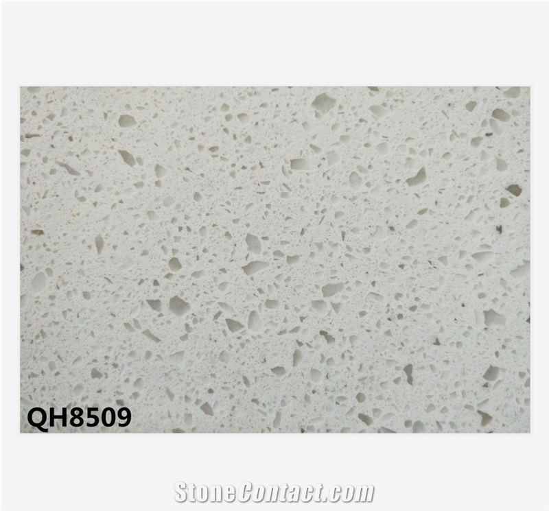 White Spring Vita Quartz Product Slabs Tiles