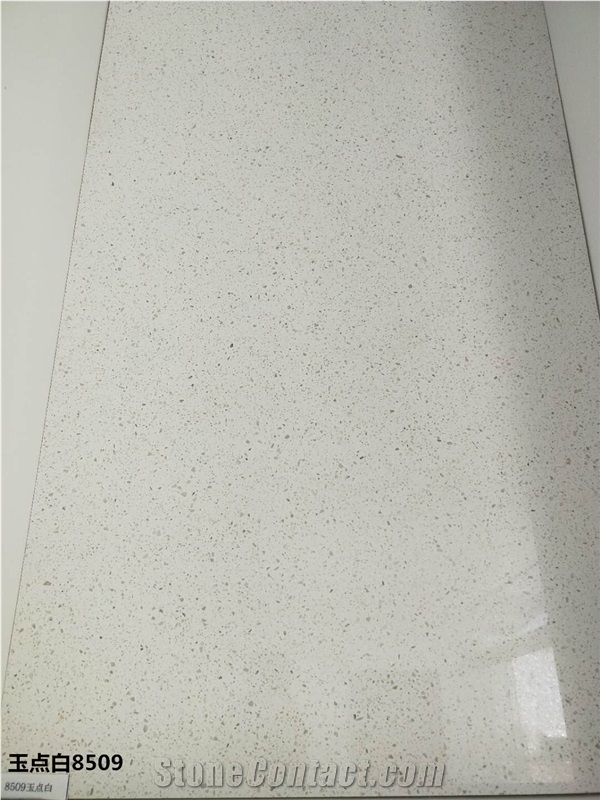 White Spring Vita Quartz Product Slabs Tiles
