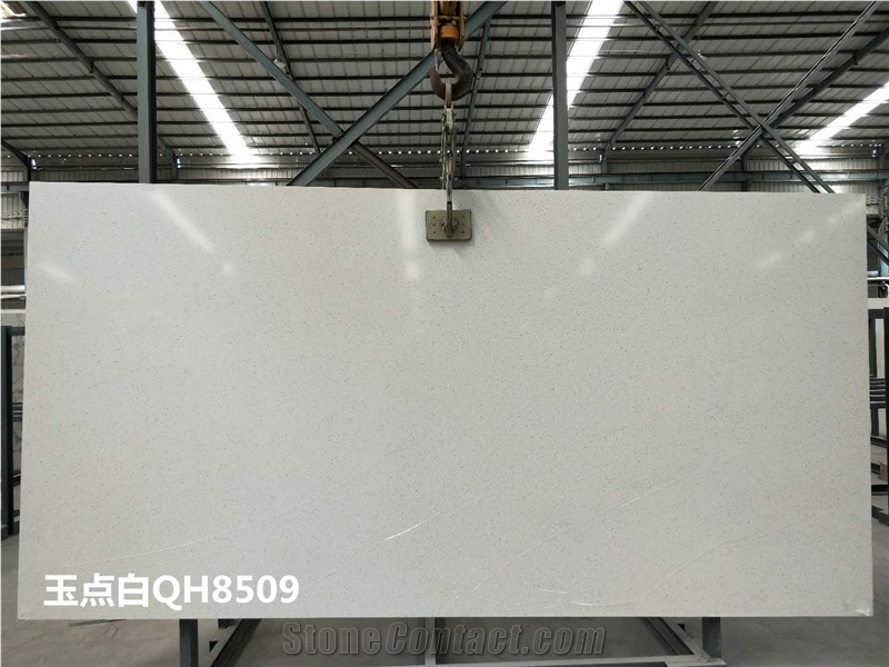 White Spring Vita Quartz Product Slabs Tiles