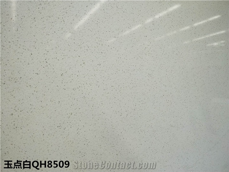 White Spring Vita Quartz Product Slabs Tiles