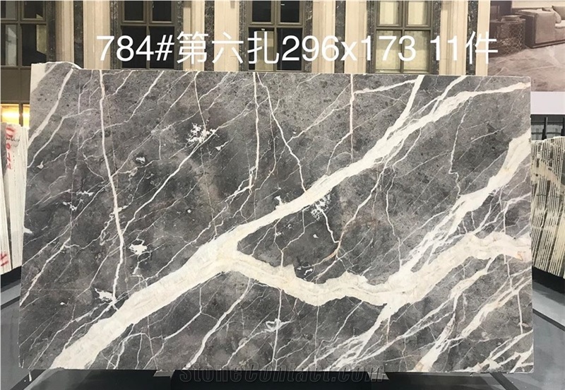 A Grade Castel Grey Marble Big Slab for Step