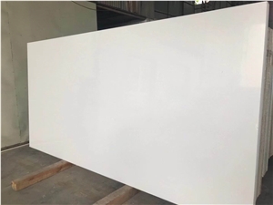 Artificial Quartz White with Crystal Panels