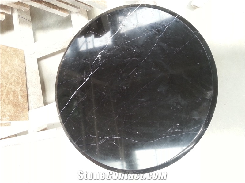 Black Marquina Marble Table Top