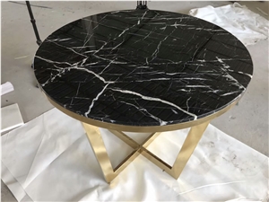 Black Marquina Marble Table Top