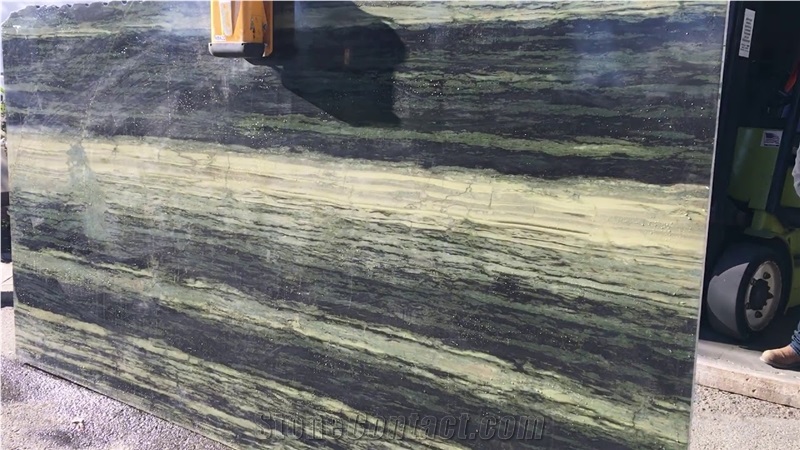 Brazil Verde Bamboom Quartzite Green Table