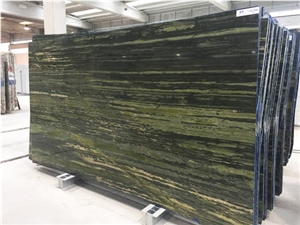 Brazil Verde Bamboom Quartzite Green Table