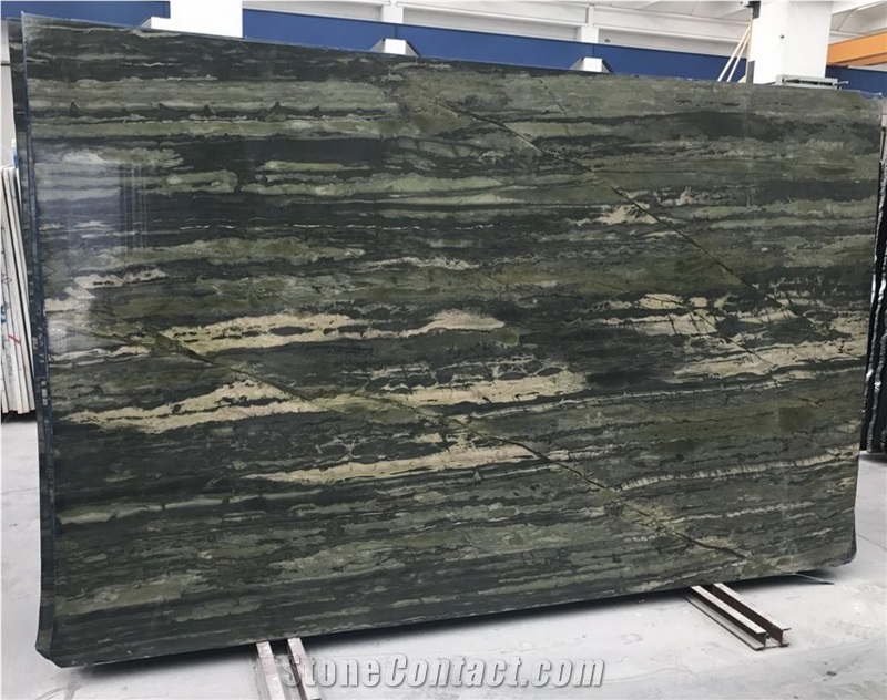 Brazil Verde Bamboom Quartzite Green Table