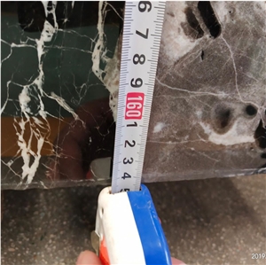 China Century Ice Black Marble Big Slab Polished