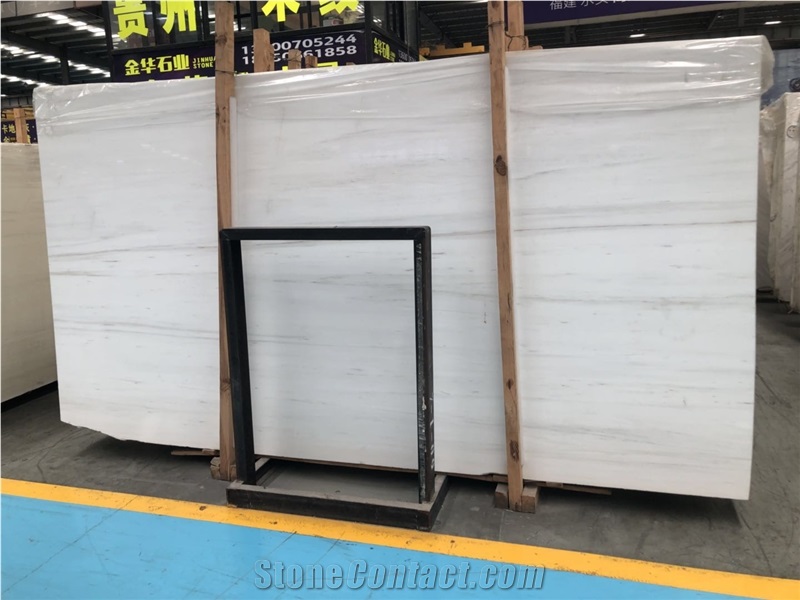 Dolomite Super Glacier White Marble Slabs