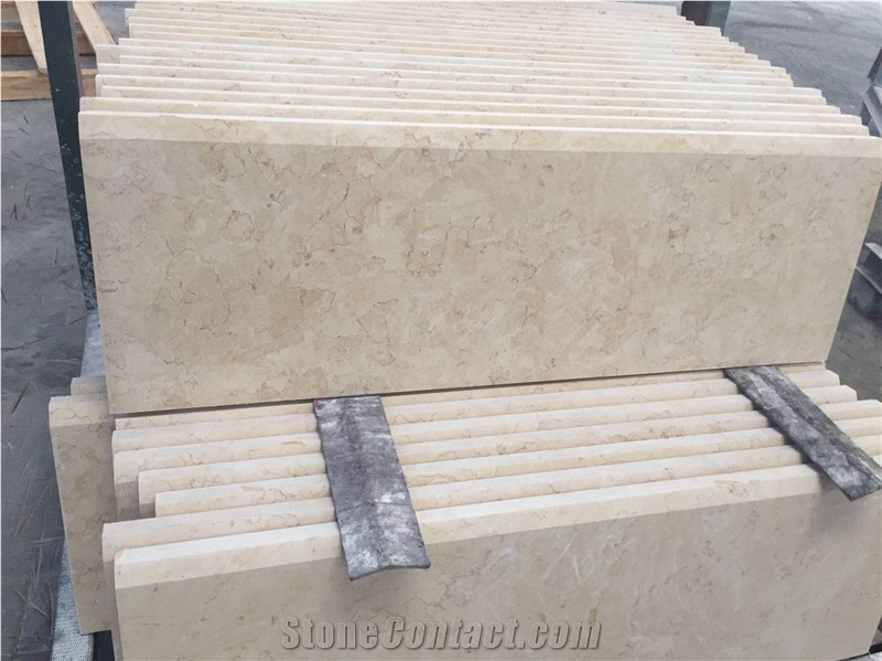 Egypt Galala Beige Marble Polished Slab Tile