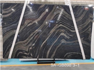 Gold Wood Grain Marble Top Vanity Bathroom