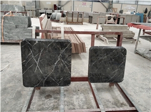 Grigio Carnico, Round Table Top Coffee Bar