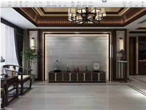 Light Grey Marble Step Floor Stairs Tile
